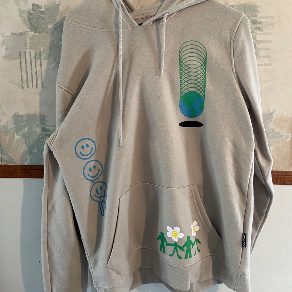 Men’s Environment Graphic Design Hoodie Sweatshirt